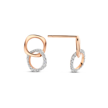 Ohrringe, Roségold, Bigli Elements Ohrringe