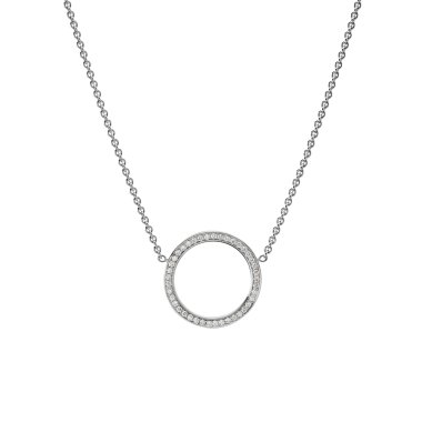 Halsschmuck, Platin, Schmuckwerk Halskette Saturn