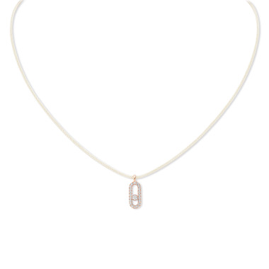 Halsschmuck, Textil, Messika Messika CARE(S) Anhänger mit Halskette