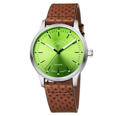 Automatik, Mühle Glashütte Panova Limettengrün
