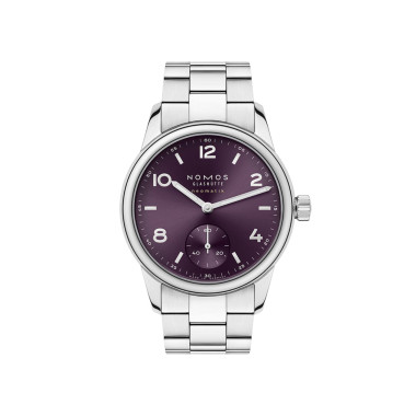 Damen- und Herrenuhr, Automatik, NOMOS Glashütte Club Sport Neomatik 34 Purple