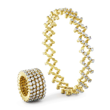 Ringe, Gelbgold, Serafino Consoli Serafino Ring Bracelet