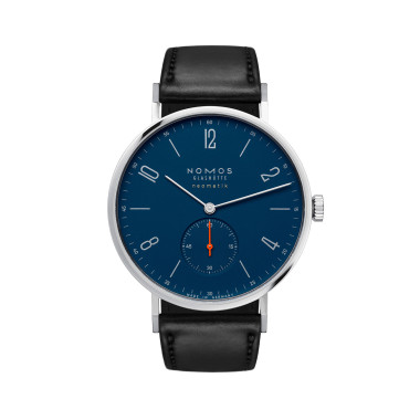 Damen- und Herrenuhr, Automatik, NOMOS Glashütte Tangente neomatik 39 nachtblau