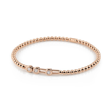 Armschmuck, Roségold, Al Coro Stretchy Armband