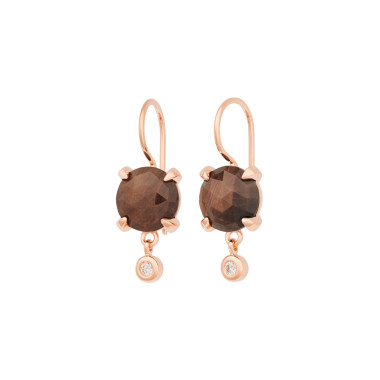         Roségold, Ohrringe, Bron Catch Ohrschmuck