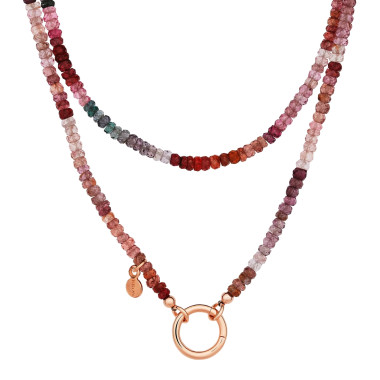         Roségold, Halsschmuck, Bron Edelstein Halskette