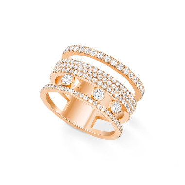         Roségold, Ringe, Messika Move Romane GM Pavée Ring