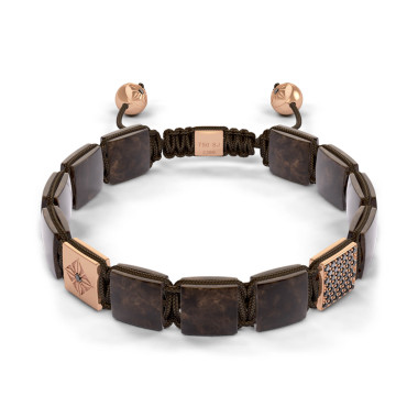 Armschmuck, Roségold, Shamballa Jewels Lock Armband