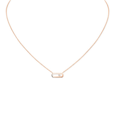         Roségold, Halsschmuck, Messika Move Uno Halskette