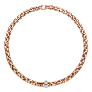 Halsschmuck, Weißgold, FOPE Eka Flex'it Collier