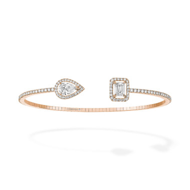 Armschmuck, Roségold, Messika My Twin Skinny X2 Armreif
