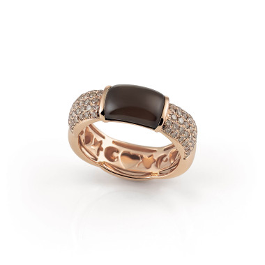 Ringe, Roségold, Al Coro La Piazza Ring