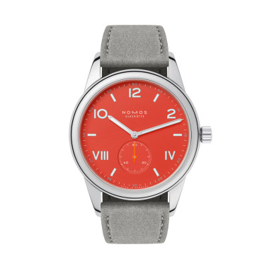 Damen- und Herrenuhr, Handaufzug, NOMOS Glashütte Nomos Campus 38 Nonstop Red