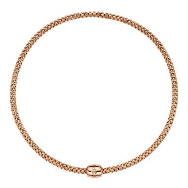         Roségold, Halsschmuck, FOPE Solo Flex'it Halskette