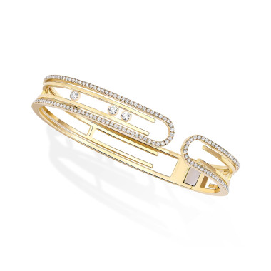 Armschmuck, Gelbgold, Messika Move 10th Armreif