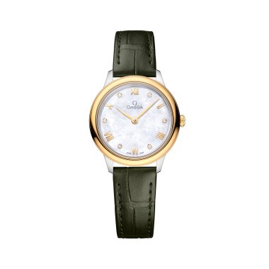 Damenuhr, Quarzwerk, Omega De Ville Prestige