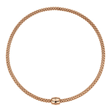         Roségold, Halsschmuck, FOPE Solo Flex'it Halskette