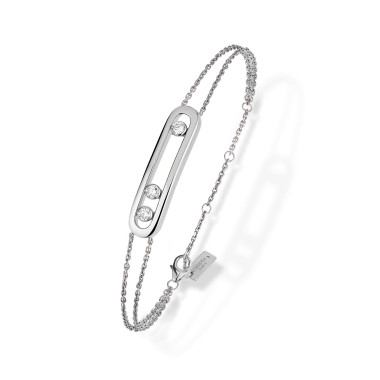 Armschmuck, Weißgold, Messika Move Classique Armband