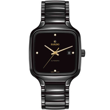 Damen- und Herrenuhr, Automatik, Rado True Square Automatic Diamonds