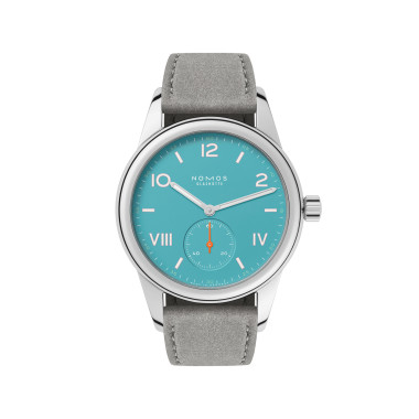 Damen- und Herrenuhr, Handaufzug, NOMOS Glashütte Nomos Campus Endless Blue