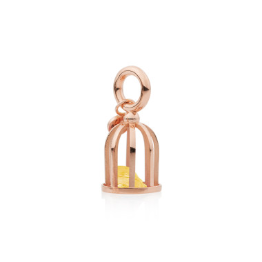Halsschmuck, Roségold, Bron Full Circle Anhänger