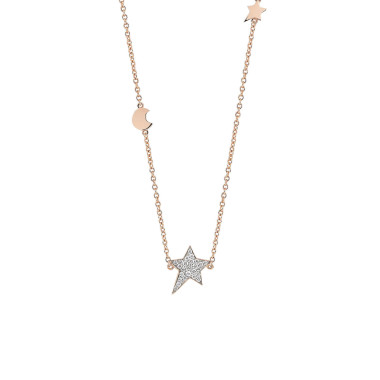 Halsschmuck, Roségold, Al Coro Palladio Collier