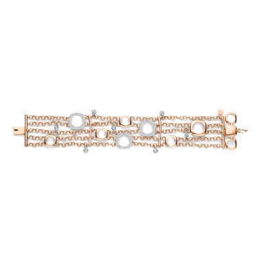 Armschmuck, Roségold, Bigli Elements Armband