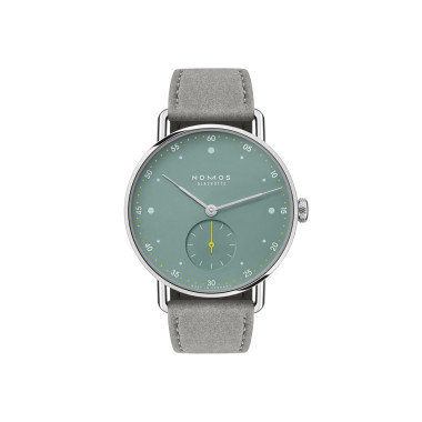 Damenuhr, Handaufzug, NOMOS Glashütte Metro 33 sage