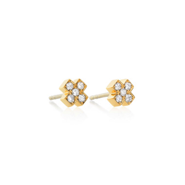 Ohrringe, Gelbgold, Bron Joy Ohrschmuck