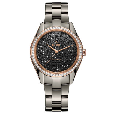 Damen- und Herrenuhr, Automatik, Rado HyperChrome Automatic Diamonds