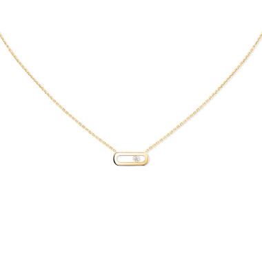         Gelbgold, Halsschmuck, Messika Move Uno Halskette