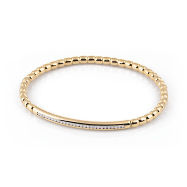 Armschmuck, Gelbgold, Al Coro Stretchy Uomo Armband