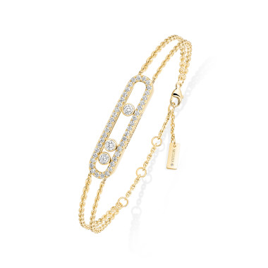         Gelbgold, Armschmuck, Messika Move Classique Pavé Armband