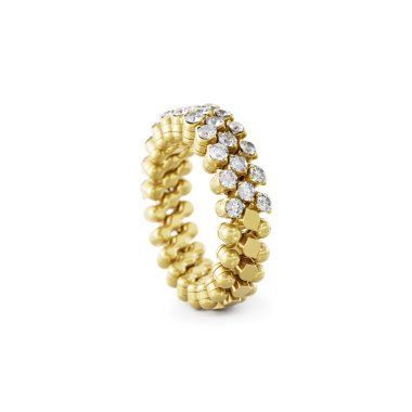 Ringe, Gelbgold, Serafino Consoli Brevetto Multi-Size Ring