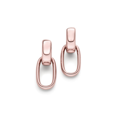 Ohrringe, Rotgold, IsabelleFa Creolen "ChaCha 16" 