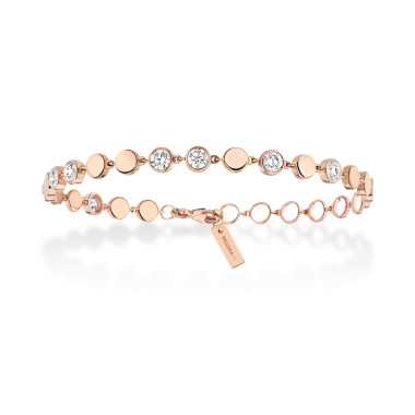 Armschmuck, Roségold, Messika D-Vibes Armband MM