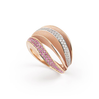 Ringe, Weißgold, Annamaria Cammilli Velaa Color Ring