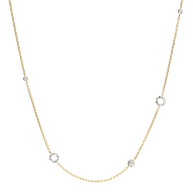 Halsschmuck, Platin, Schmuckwerk Alpen Halskette
