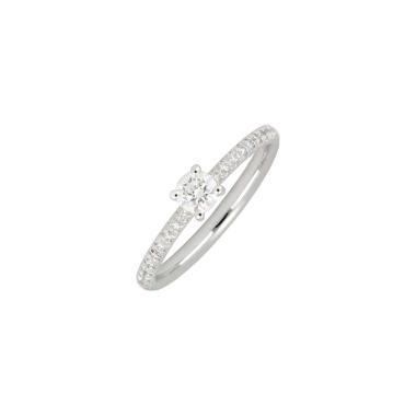 Ringe, Weißgold, Juwelier Jasper Schmuck Solitär-Brillantring