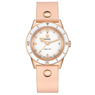 Damen- und Herrenuhr, Automatik, Rado Captain Cook Marina Hoermanseder