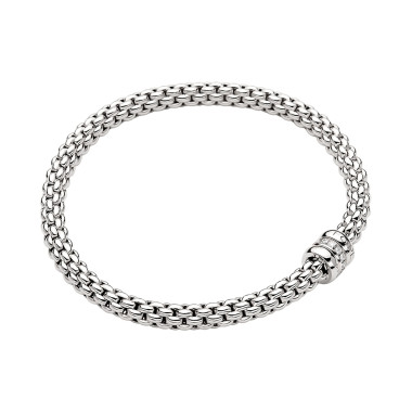 Weißgold, Armschmuck, FOPE Solo Flex'it Armband