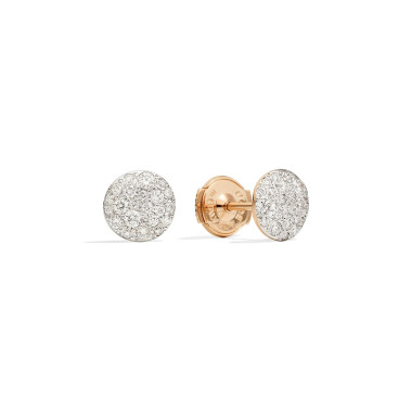 Ohrringe, Roségold, Pomellato Sabbia Ohrstecker