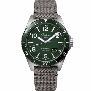Herrenuhr, Automatik, Glashütte Original SeaQ Panoramadatum