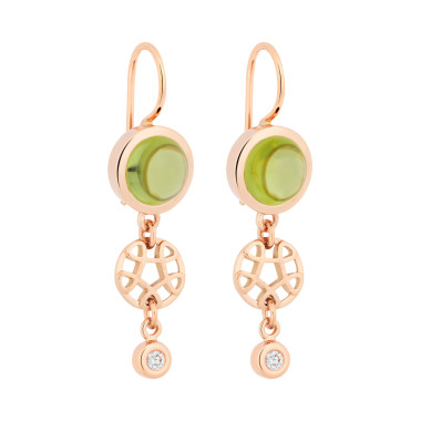         Roségold, Ohrringe, Bron Sushi Ohrschmuck
