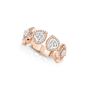 Ringe, Roségold, Messika Joy Coeur Multi Diamant-Ehering