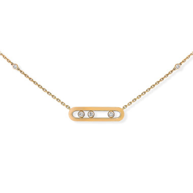         Gelbgold, Halsschmuck, Messika Move Classique Baby Halskette