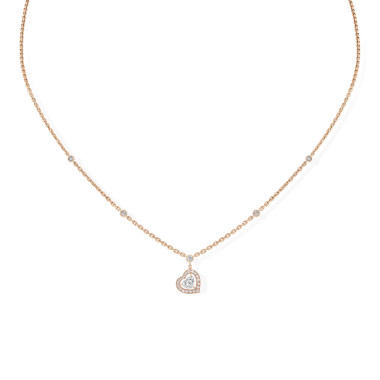         Roségold, Halsschmuck, Messika Joy Coeur Halskette