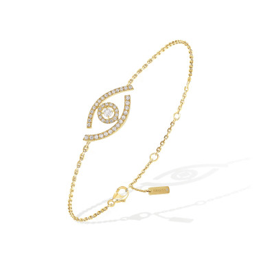 Armschmuck, Gelbgold, Messika Lucky Eye Armband
