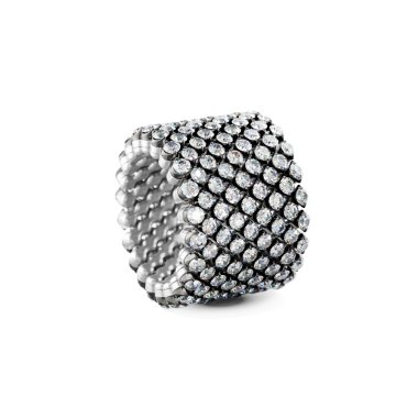 Ringe, Weißgold, Serafino Consoli Brevetto Multi-Size Ring