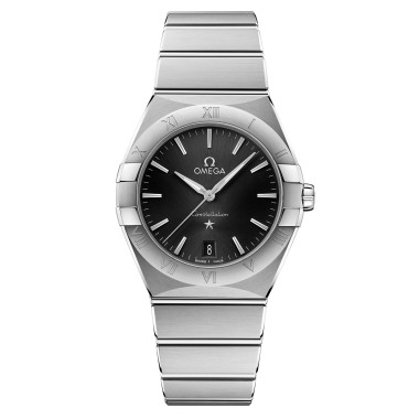 Damen- und Herrenuhr, Quarzwerk, Omega Constellation